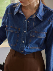 Layla Blue Denim Shirt
