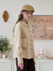 Alondra Lapel 100% Cotton Shirt