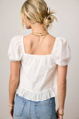 Olivia Embroidered Blouse