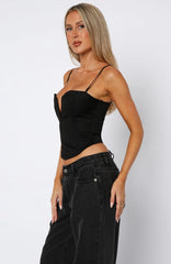 Love Is All Around Bustier Black