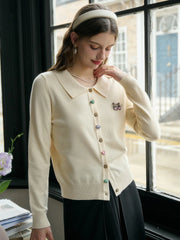 Rosalie Peter Pan Collar Button Cardigan