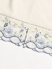 Annie Color Embroidery 100% Cotton Skirt