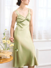 Chelsea Lace Panel Slip Dress