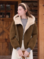 Emberlynn Shearling Short Coat