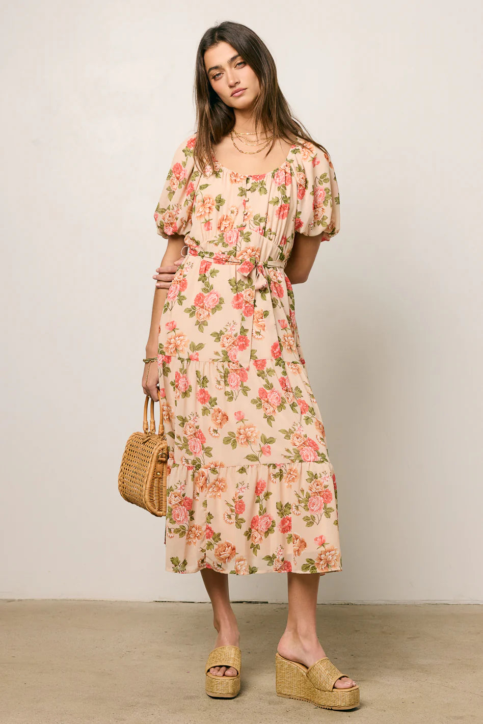 Patricia Floral Midi Dress