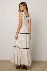 Faraday Polka Dot Maxi Dress