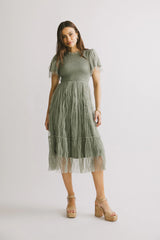 Charlie Lace Midi Dress