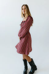 George Plaid Mini Dress