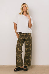 Ria Boxy Tee in White