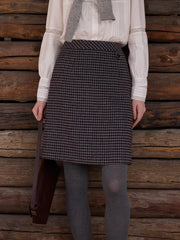 Kelly A-Line Wool Skirt