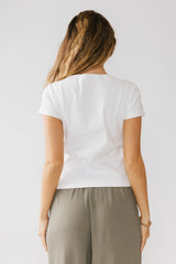 Martha Boatneck Top in Ivory