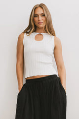 Alia Ribbed top