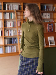 Estrella Turtleneck Knit Top