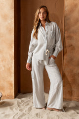 Diana Striped Button Up