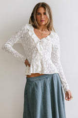 Kinsey Ruffle Lace Top