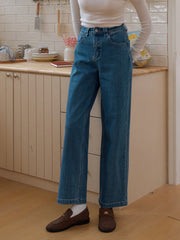 Alexis Straight Lyocell Cotton Jeans