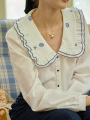 Laurel Peter Pan Collar Blouse