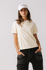 Emma Contrast Top in Yellow