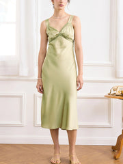 Chelsea Lace Panel Slip Dress