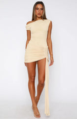 Make Them Jealous Mini Dress Butter