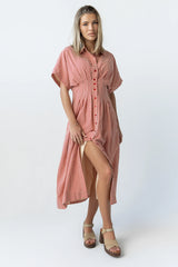 Collins Maxi Dress in Red