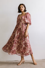 Kimmie Floral Midi Dress