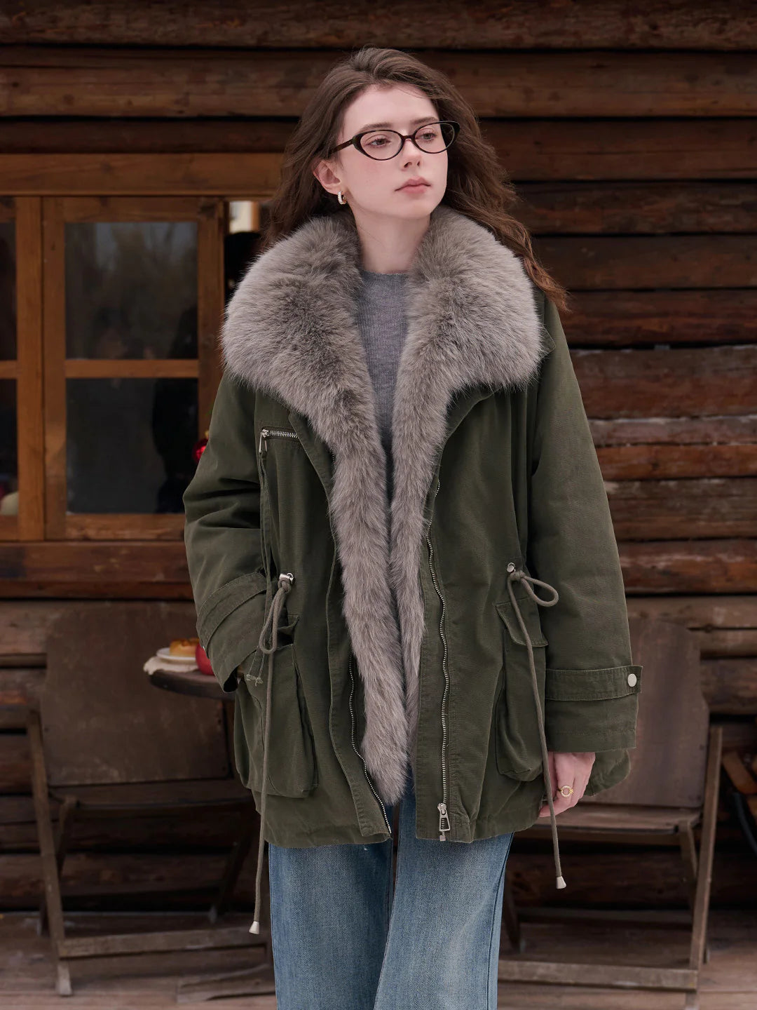 Kaiya Shearling Down Jacket