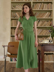 Elsie V-Neck Waist Modal Dress