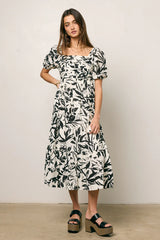 Dorris Pleated Midi Dress