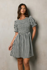 Shailee Smocked Mini Dress