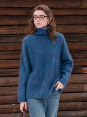 Zayla Turtleneck 100% Wool Sweater