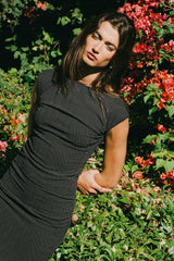 Norah Polka Dot Top in Black