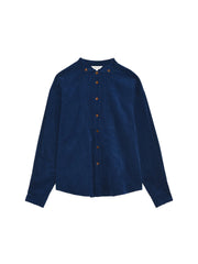 Ailani Stand Collar 100% Cotton Corduroy Shirt