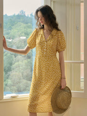 Antonella V-Neck Floral Dress