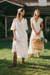 Paulina Embroidered Maxi Dress