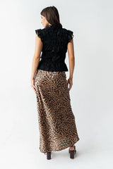 Rodney Smocked Blouse in Black