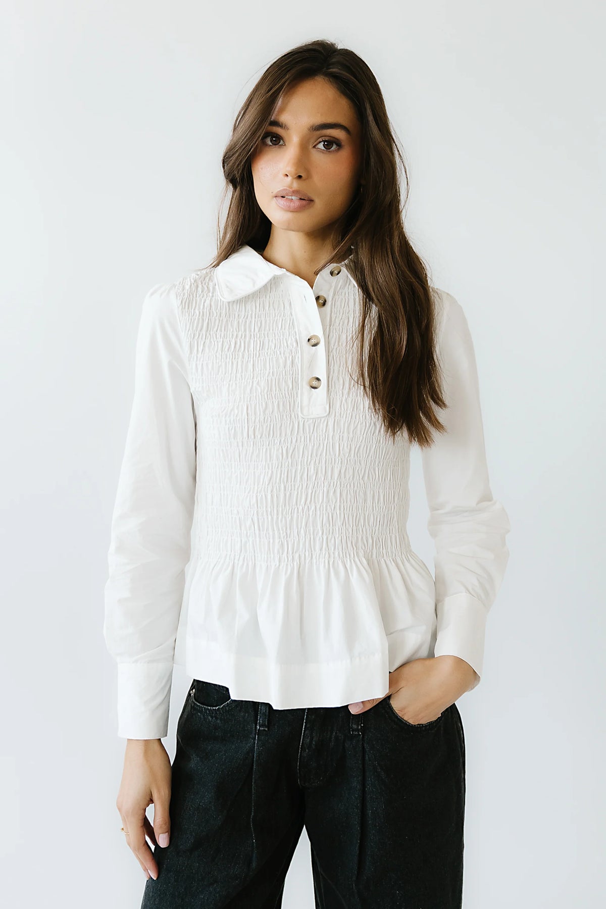 Pauly Smocked Blouse