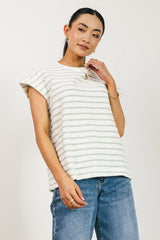 Kaycie Muscle Tee in Grey