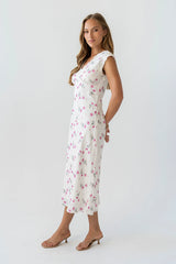 Brinkley Floral Maxi Dress in Berry
