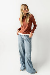Destiny Double Layer Top in Rust