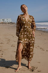 Auna Floral Maxi Dress