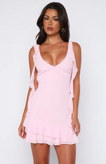 Rebel Rebel Mini Dress Baby Pink
