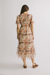 Janette Floral Midi Dress