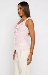 So Iconic Lace Top Baby Pink