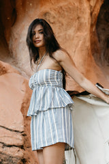 Nylah Striped Halter Top