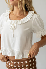 Lottie Blouse in Ivory