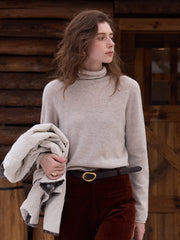 Marilyn Turtleneck Wool Cashmere Sweater
