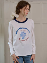 Mallory Round Neck Pattern Top