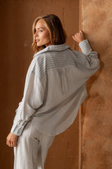 Diana Striped Button Up
