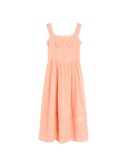 Ana Sweetheart Neck Lace 100% Cotton Dress